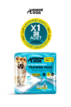 Hachi Dog Köpek Eğitim Pedi 60x90 Kaydırmaz Bantlı 30 Adet Blue Pack