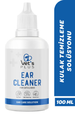 Vet's Plus Kulak Temizleme Solüsyonu 100ml (Kedi ve Köpekler için)