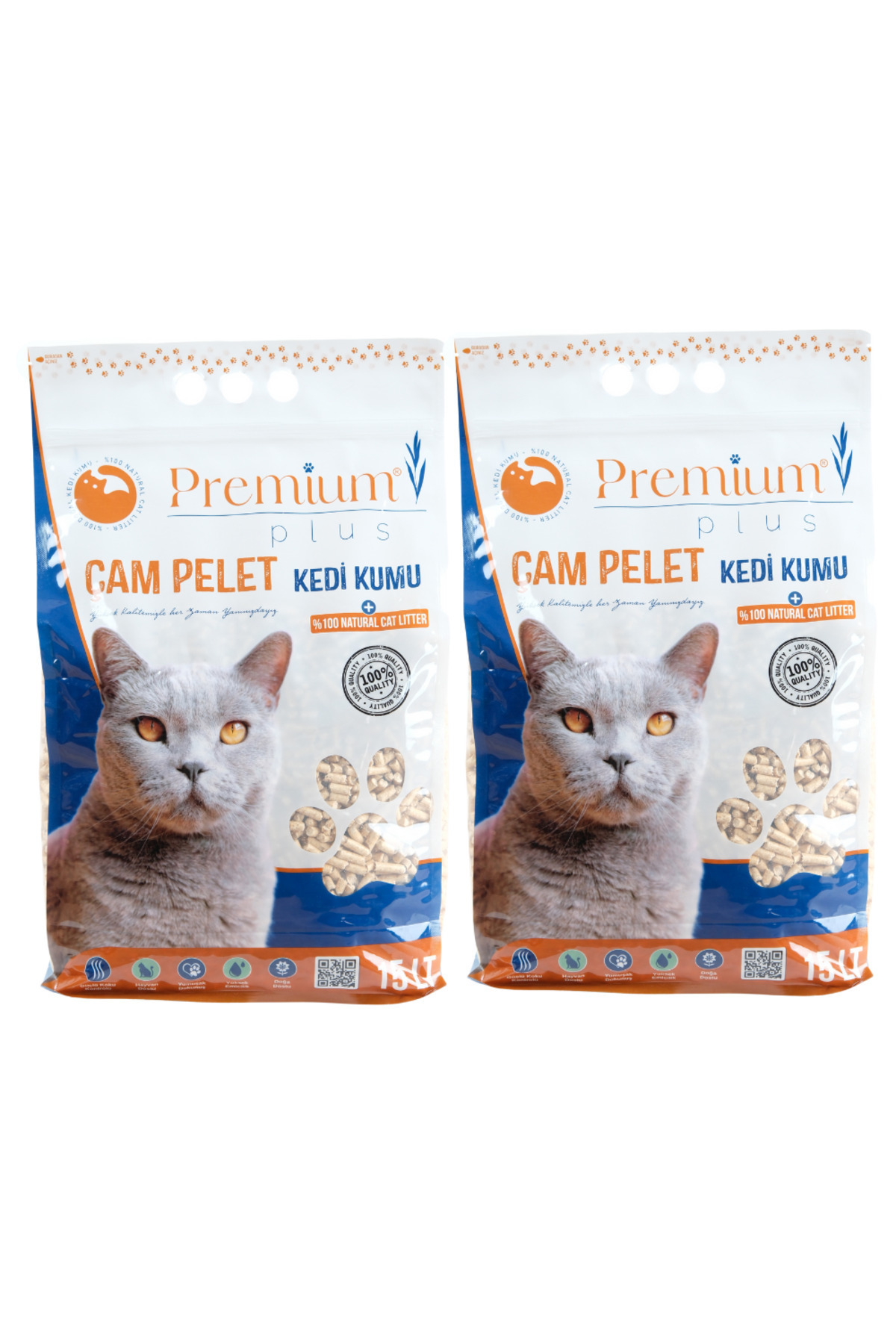 Premium Plus Çam Peleti Kedi Kumu 30 Lt Yavru/yetişkin Kediler Için%100 Organik Kedi Kumu - Görsel 2