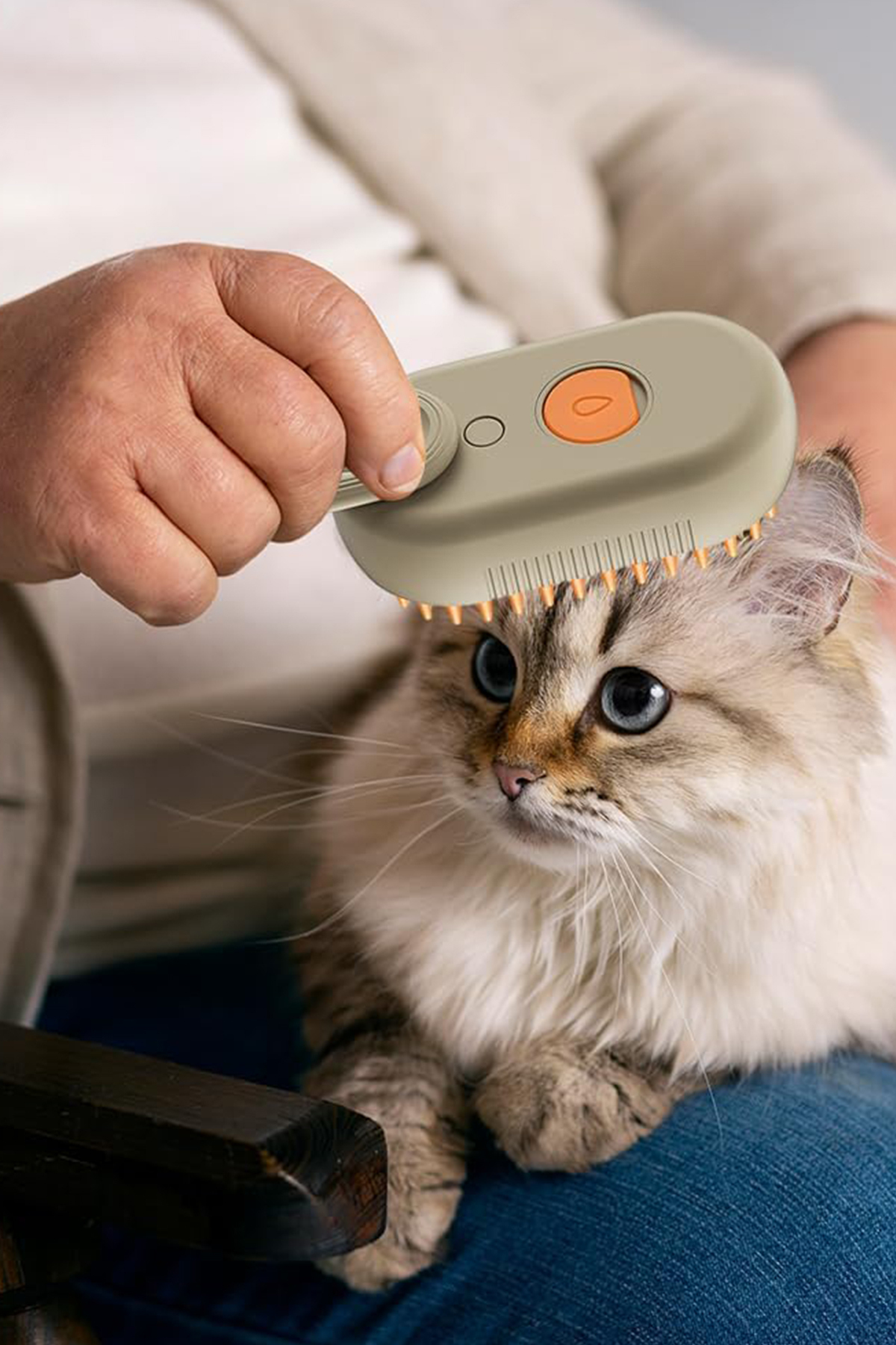 Efege Buharlı Tüy Toplayıcı Kedi Köpek Tüyü Toplama Temizleme ve Tarağı Köpek Ürünleri Köpek Evi - Görsel 2