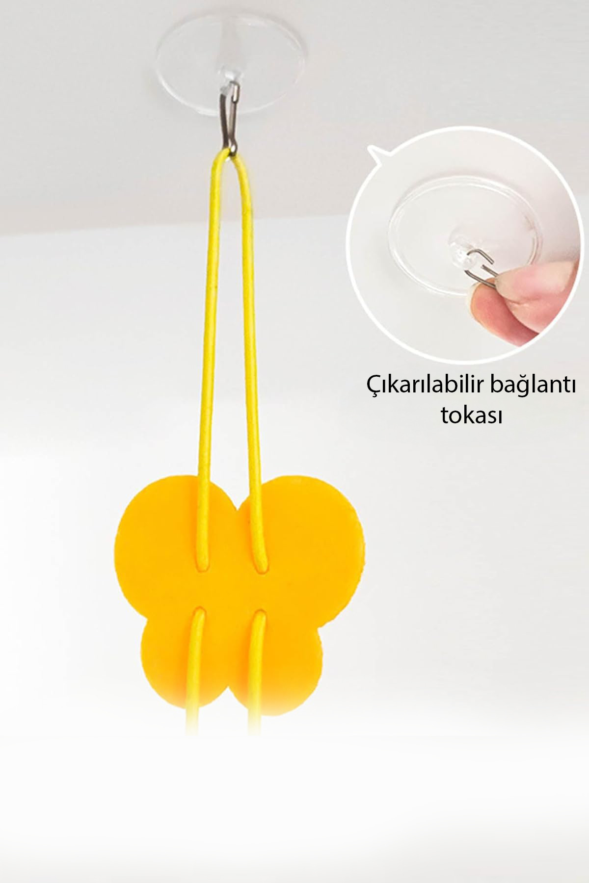 Beatitude Çıngıraklı Kedi Oyuncağı Yapışkanlı İpli Tüylü Olta Kediler İçin Oyuncak Evcil Hayvan Renkli Olta - Görsel 2