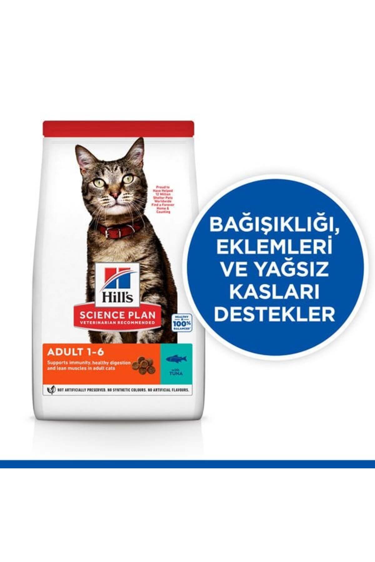 Hill's Hills Adult Ton Balıklı Yetişkin Kedi Maması 1.5 Kg - Görsel 2