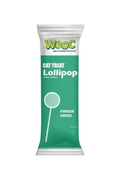 Wooc Super Premium Pet Treats Dondurularak Kurutulmuş Arpa Otlu Ve Tavuklu Kedi Lolipop