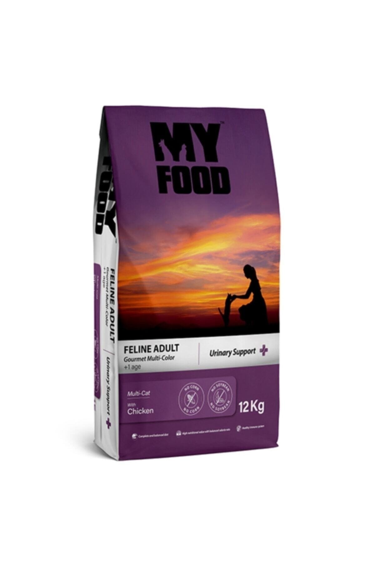 My Food Gurme Tavuklu Yetişkin Kedi Maması Urinary Support 12kg