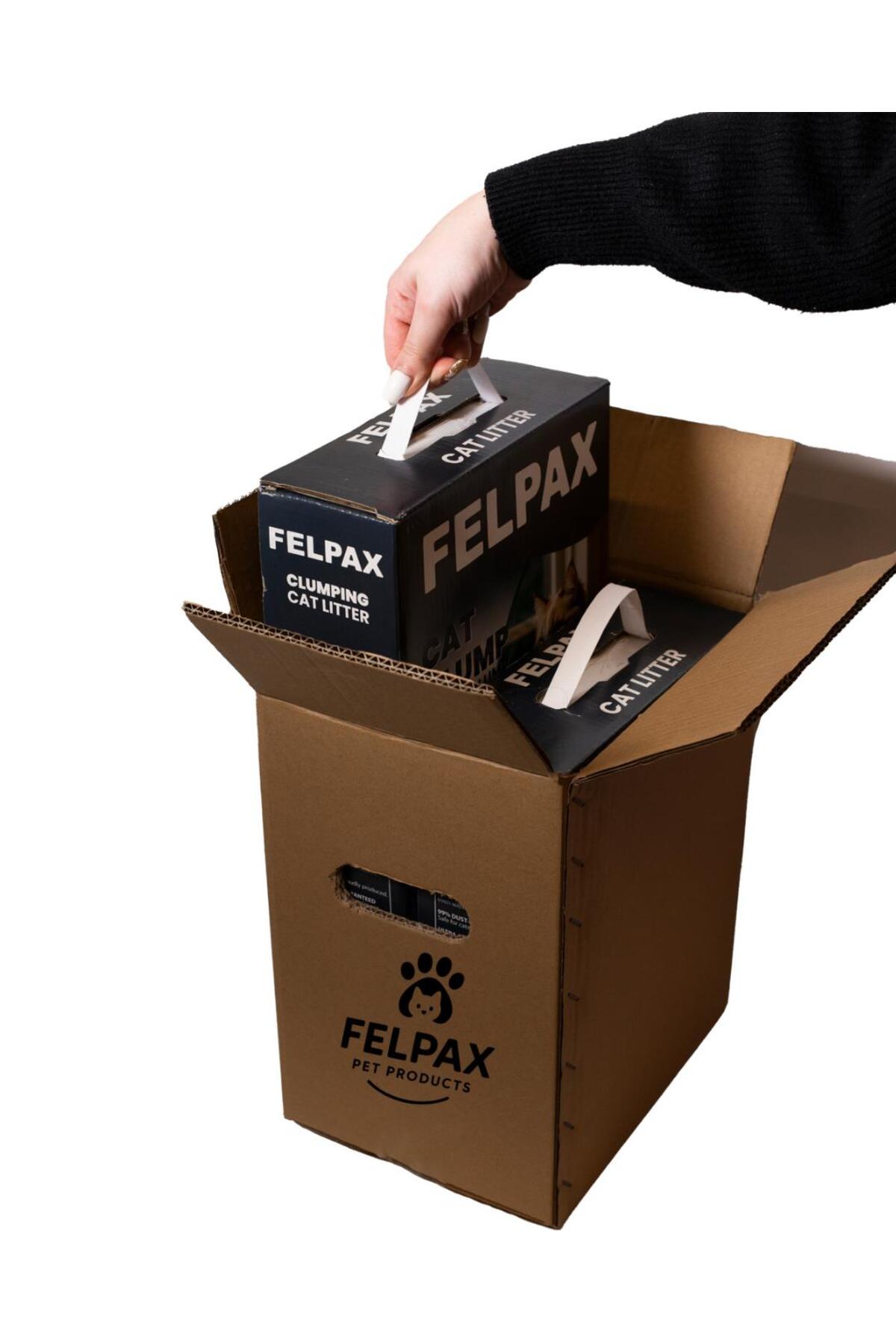Felpax Aktif Karbonlu Hızlı Topaklanan Tozsuz Premium Kedi Kumu 6 Litre - Görsel 2
