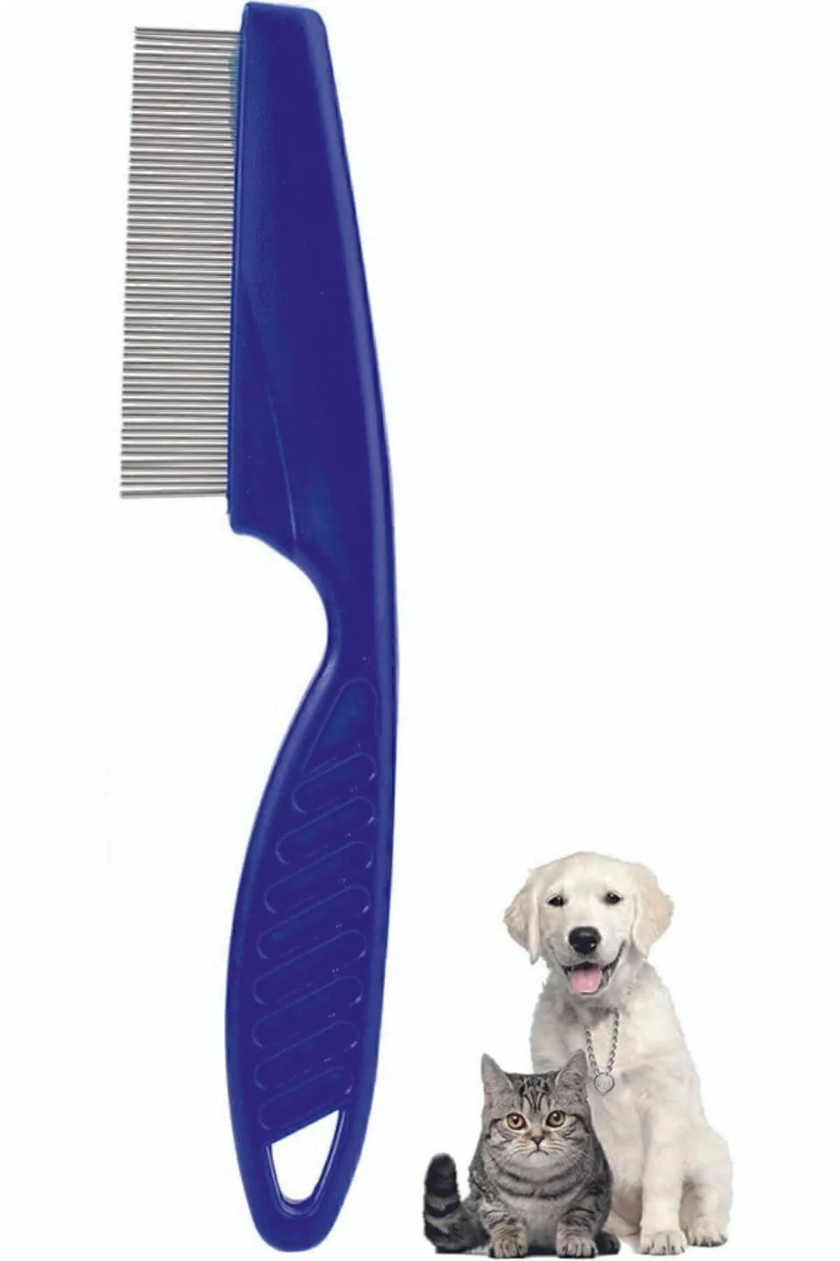 mywarehouse Kedi Köpek saplı Tüy Bit Pire Toplayıcı Toplama Temizleme Tarağı Tarak Bit Pire Temizleme Kedi Köpek - Görsel 3