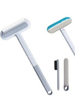 Busstier 4'ü 1 Arada Evcil Hayvan Tüy Toplama ve Temizlik Fırçası Seti Koltuk Halı Cam Uyumlu