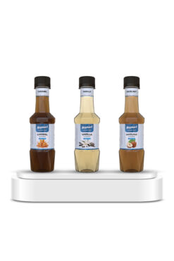 Saphori Kahve Şurubu Kokteyl Şurubu Şekersiz Serisi 3’lı Set 3x250 -750 ML