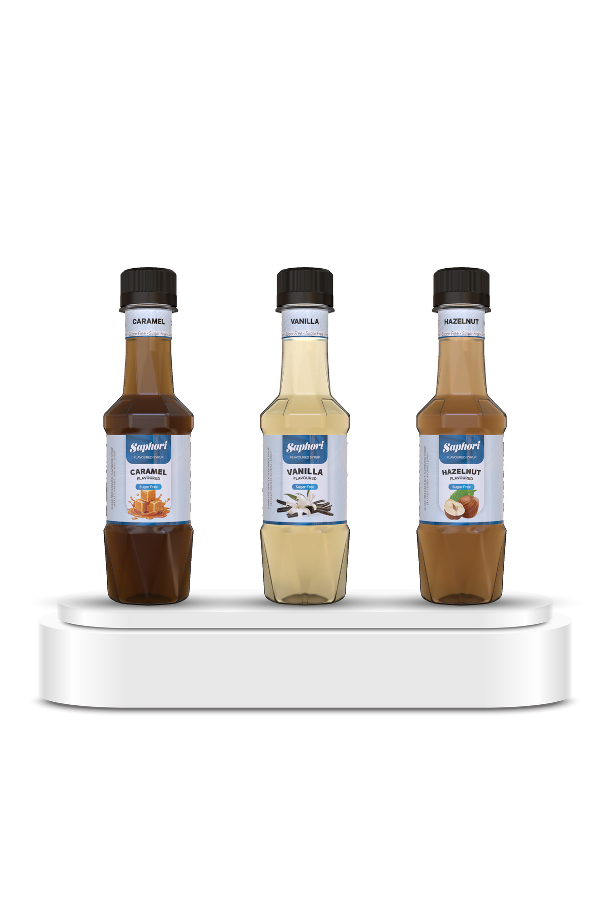 Saphori Kahve Şurubu Kokteyl Şurubu Şekersiz Serisi 3’lı Set 3x250 -750 ML