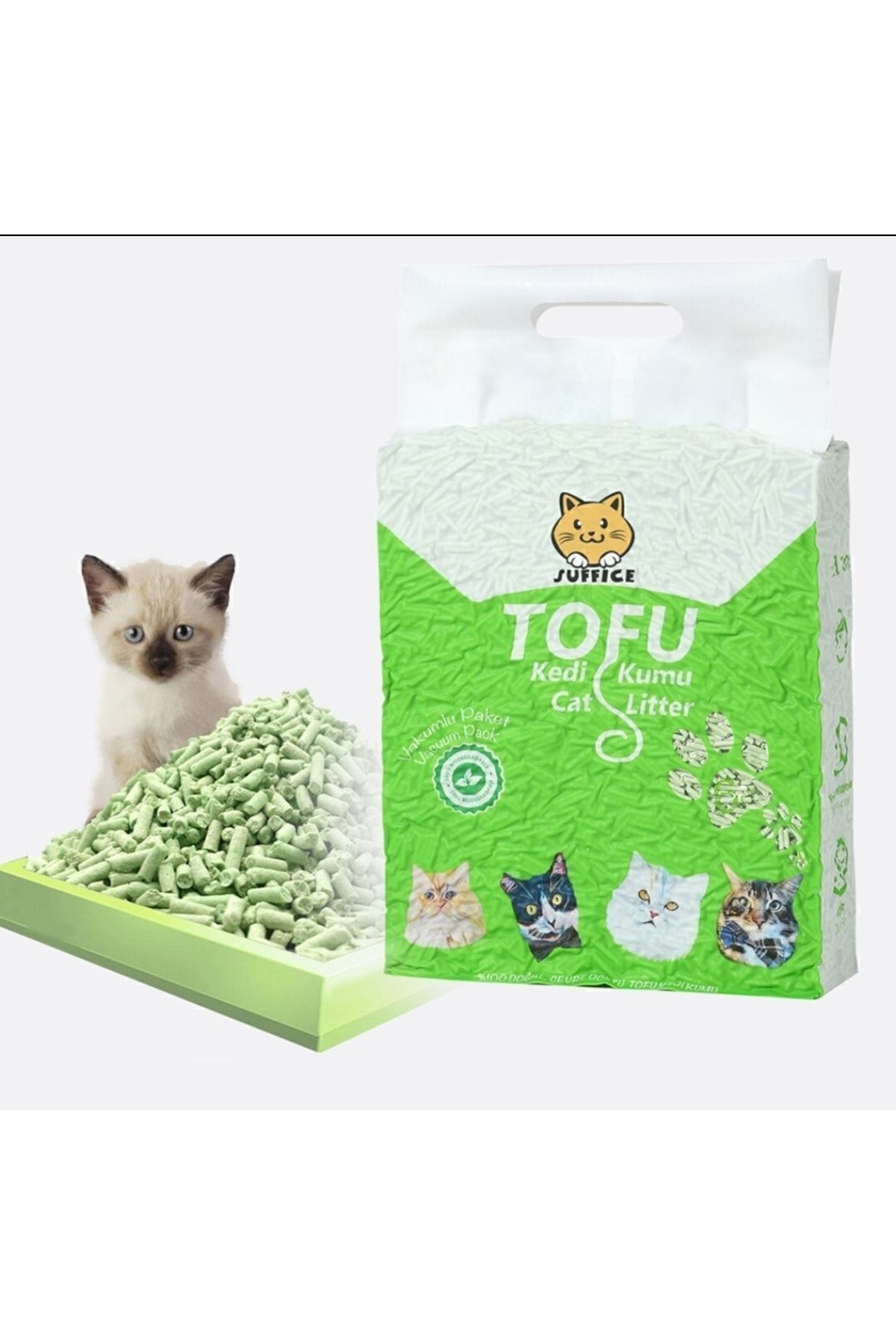 Genel Markalar %100 Tofu Organik Kedi Kumu 6l - Görsel 3