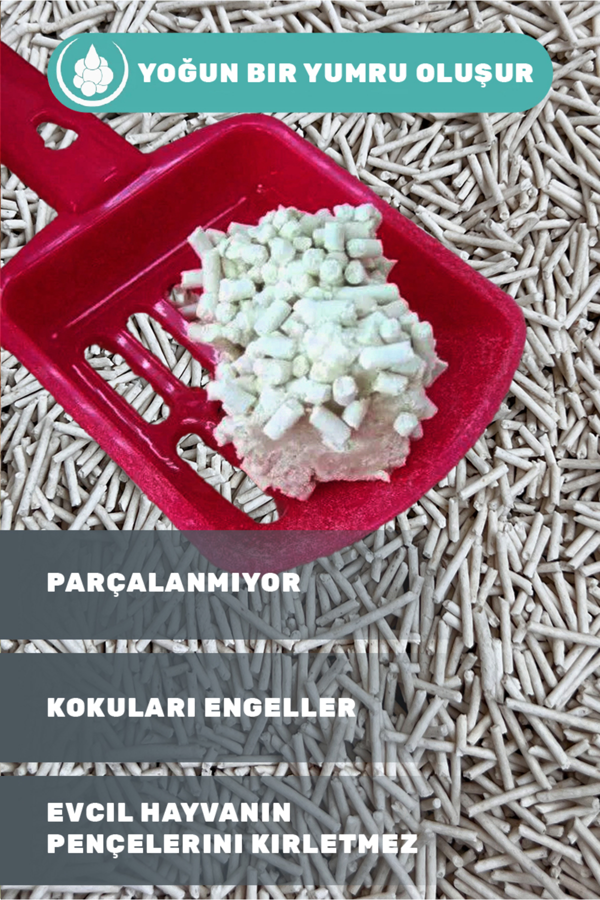 KEDİ VE ARKADAŞ Tofu Organic Litter Topaklanan Organik Kedi Kumu,tozsuz, Kokusuz, Tuvalete Atılabilir 6 L Mutlu Kedi - Görsel 3