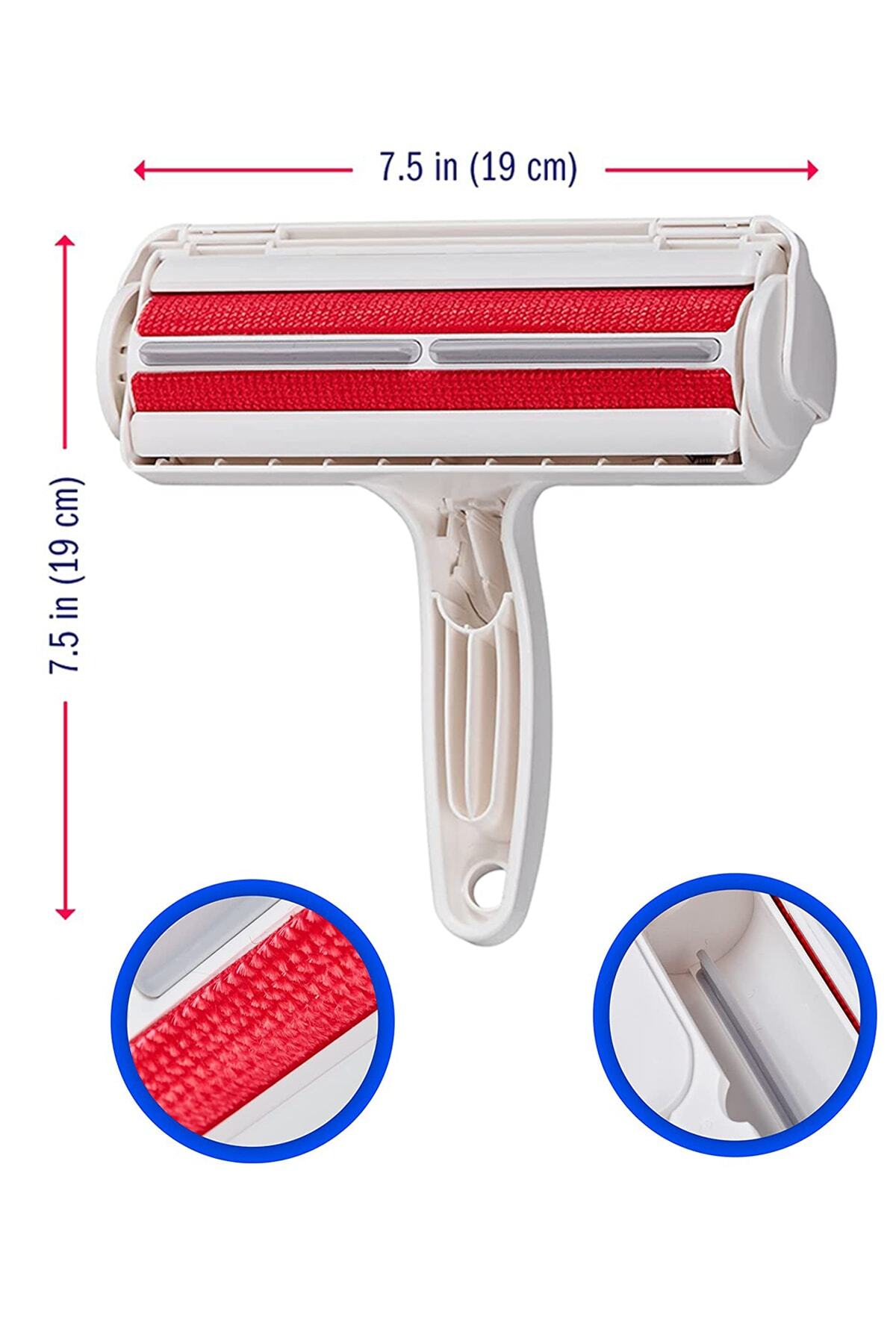 Beatitude Hazneli Kedi Köpek Evcil Hayvan Tüy Kıl Temizleme Aleti Toz Toplayıcı Sihirli Gırgır - Görsel 2