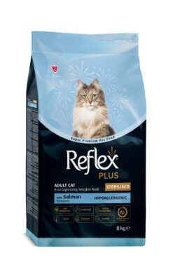 Reflex Plus Hipoalerjenik Kısırlaştırılmış / Sterilised Somonlu Yetişkin Kedi Maması 8 kg