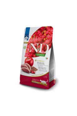 N&D Kinoa Hairball Ördek Etli Kinoa ve Elmalı Yetişkin Kedi Maması 1,5 Kg