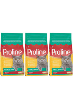 Pro Line Tavuklu Yetişkin Kedi Maması 1,2kg - 3 Adet