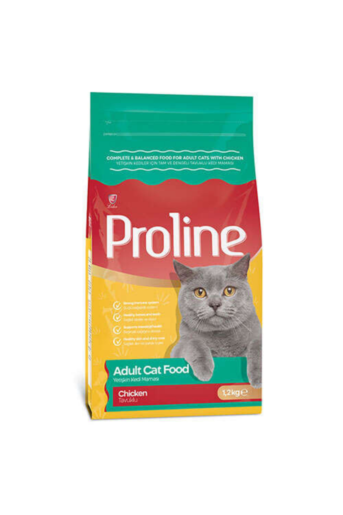 Pro Line Tavuklu Yetişkin Kedi Maması 1,2kg - 3 Adet - Görsel 2