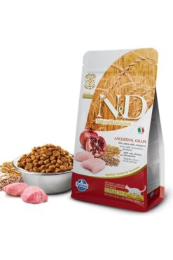 N&D Nd Düşük Tahıllı Tavuk Nar Kısırlaştırılmış Kedi Maması 5 Kg