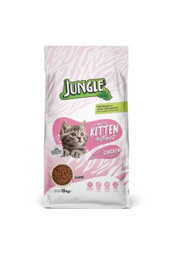 Jungle Junior Tavuklu Yavru Kedi Maması 15 Kg-