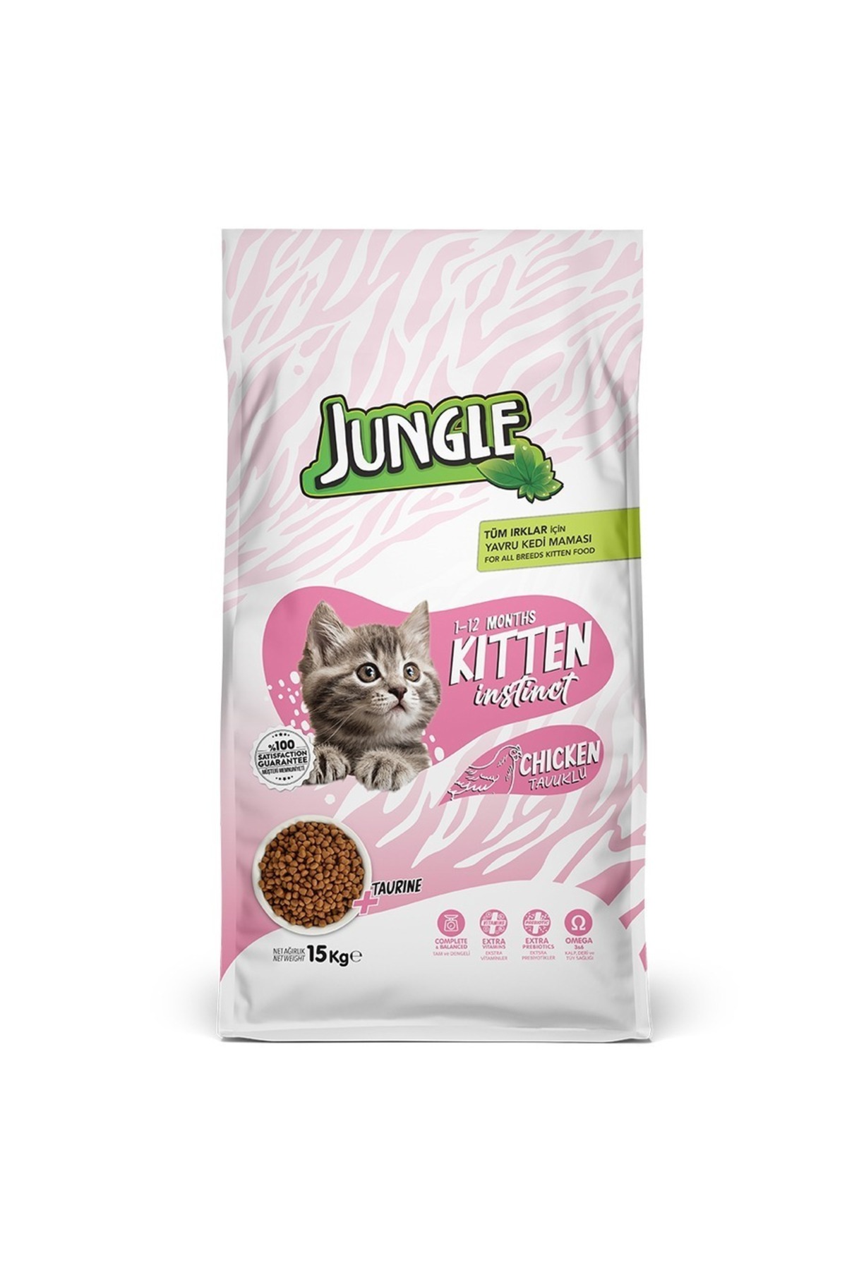 Jungle Junior Tavuklu Yavru Kedi Maması 15 Kg-