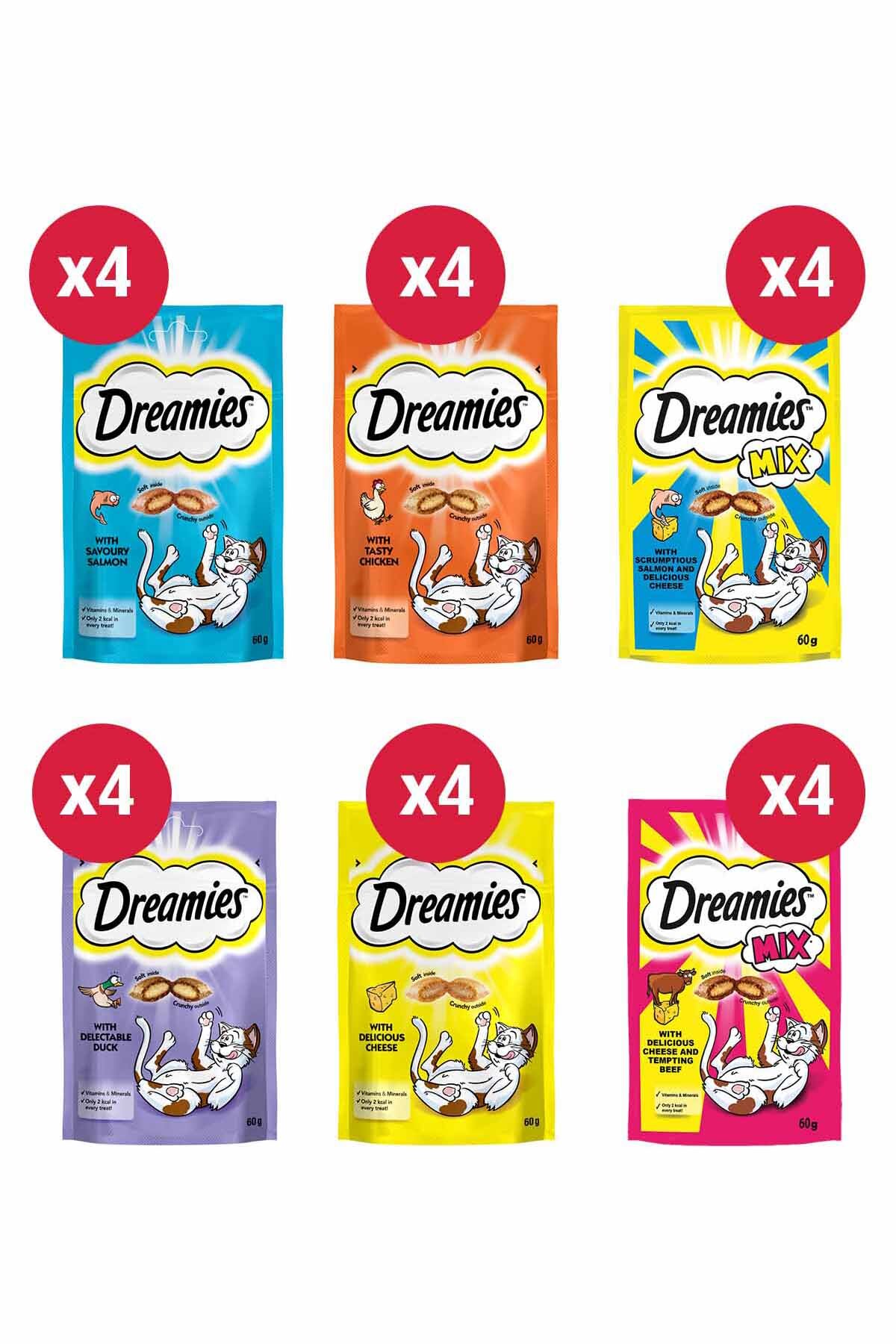Dreamies Kedi Ödül Maması Karışık 60 gr X 24 Adet - Görsel 2
