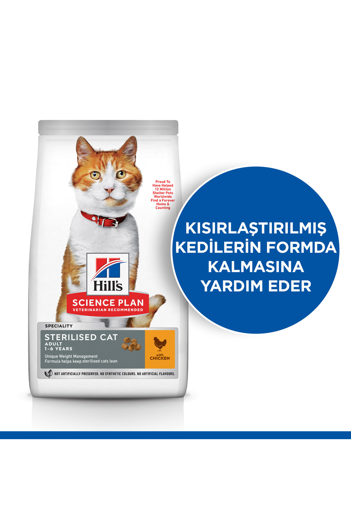 Hill's SCIENCE PLAN Tavuklu Kısırlaştırılmış Yetişkin Kedi Maması 3kg - Görsel 2