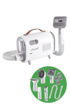 Kiwi Kiwipets Evcil Hayvan Bakım Seti Kedi ve Köpek Tıraş Makinası - Kurutma ve Vakumlu Tarama Seti