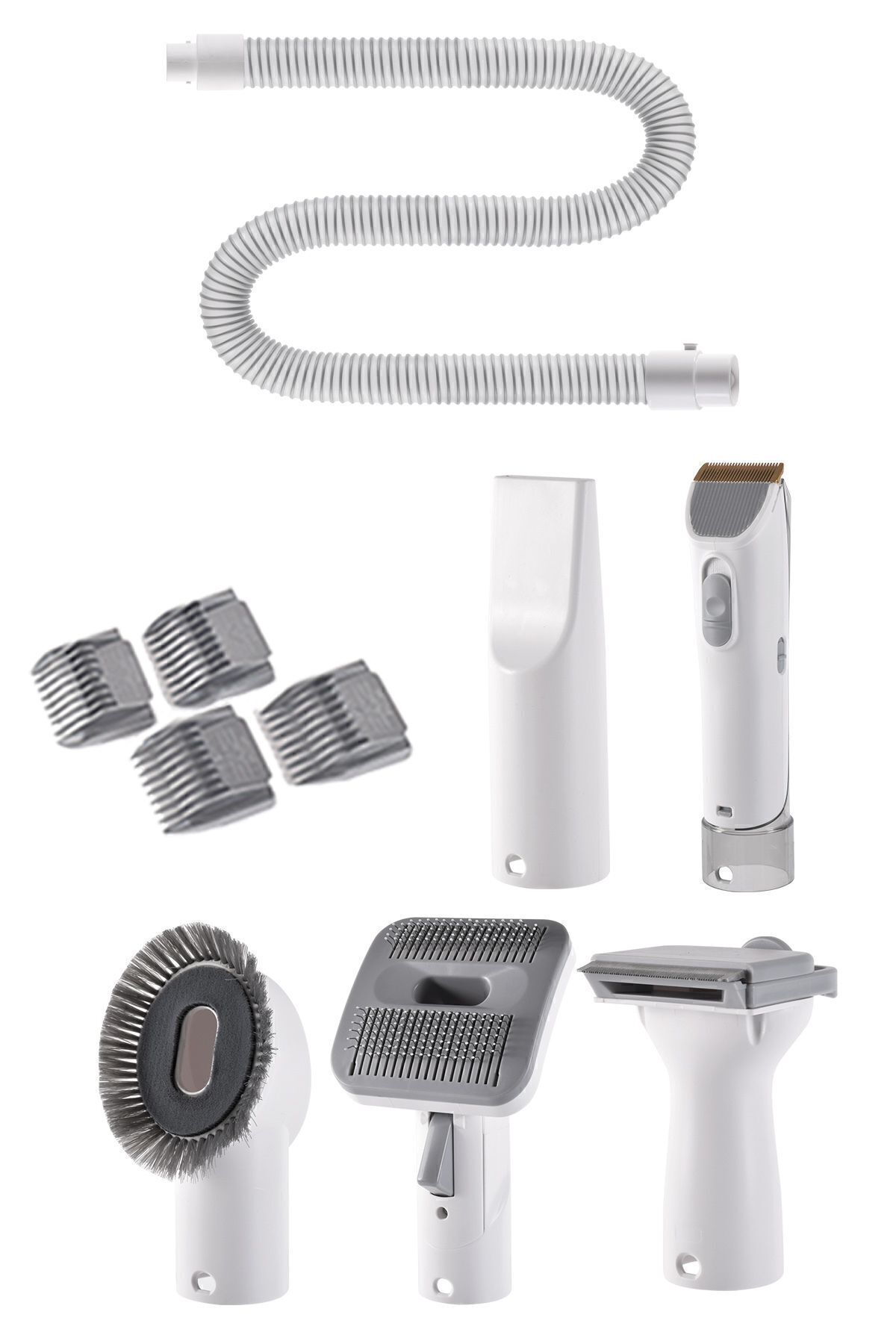 Kiwi Kiwipets Evcil Hayvan Bakım Seti Kedi ve Köpek Tıraş Makinası - Kurutma ve Vakumlu Tarama Seti - Görsel 3