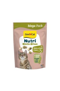 Gimcat Nutri Cilt Tüy Bakımı Biyotinli ve Deniz Yosunlu Kedi Ödül Maması 425 gr
