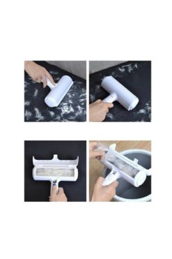 BEYZANA Hazneli Kedi Köpek Kazak Kıyafet Elbise Tüy Temizleyici Kıl Toz Toplayıcı