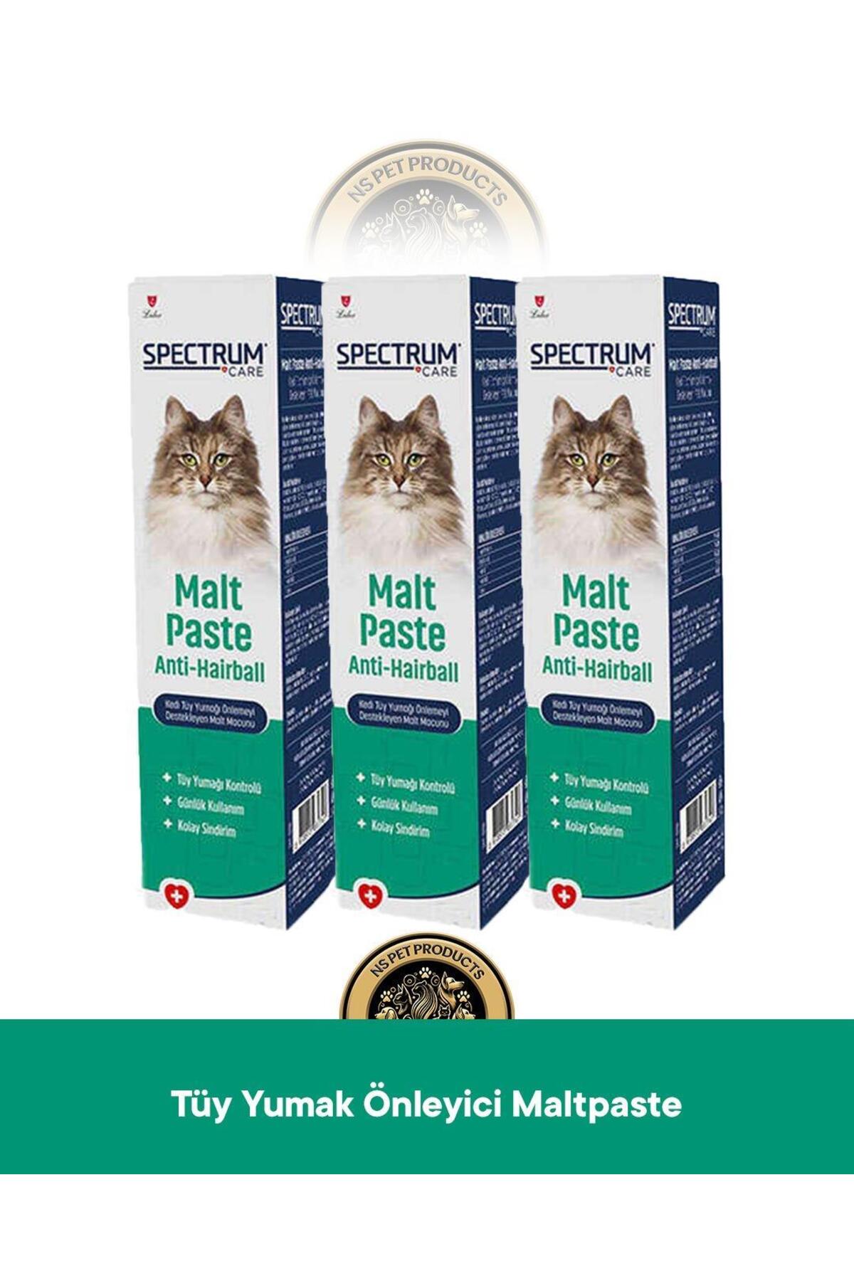 Spectrum Care Anti Hairball - Tüy Yumağı Önleyici Kedi Malt Paste - Kedi Malt Macunu 100 gr - 3'lü K - Görsel 2
