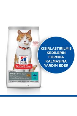 Hill's Ton Tuna Balıklı Kısırlaştırılmış Kedi Maması 1 kg skt/2027/02