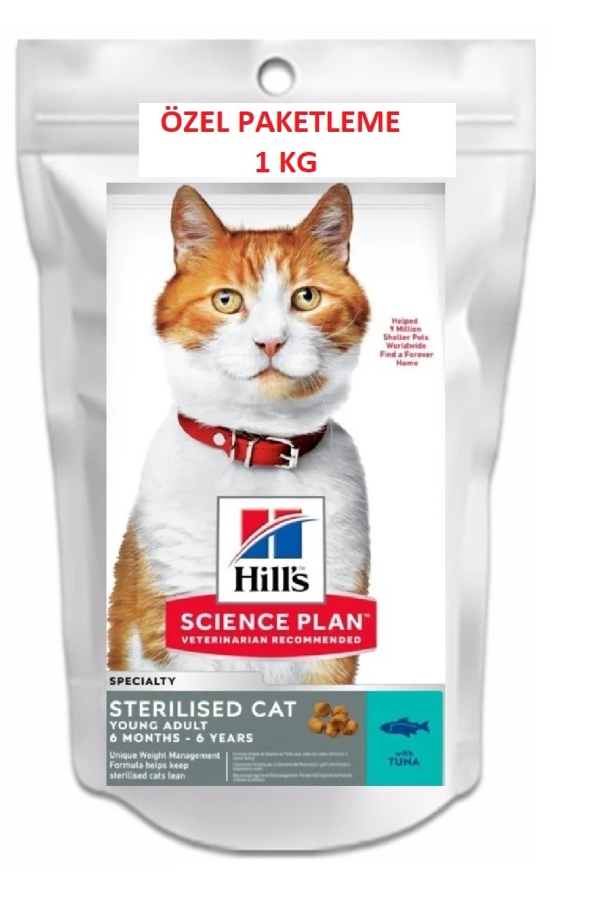 Hill's Ton Tuna Balıklı Kısırlaştırılmış Kedi Maması 1 kg skt/2027/02 - Görsel 2