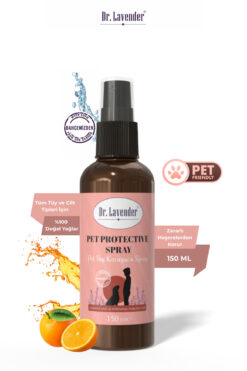 Dr.Lavender Evcil Hayvanlar İçin Lavanta Portakal Yağlı Bit Kene Pire Kovucu Tüy Koruyucu Sprey 150 ML