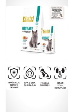 Royal Canin Nutri Feline Urinary Böbrek Sağlığı Destekleyici Somonlu Düşük Tahıllı Yetişkin Kedi Maması 10 Kg