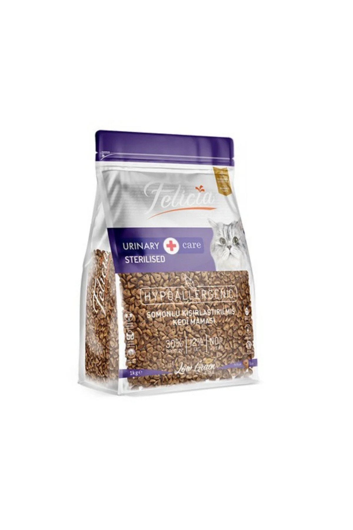 Felicia Somonlu Az Tahıllı Kısırlaştırılmış 1 KG Kedi Maması HypoAllergenic Kedi Maması