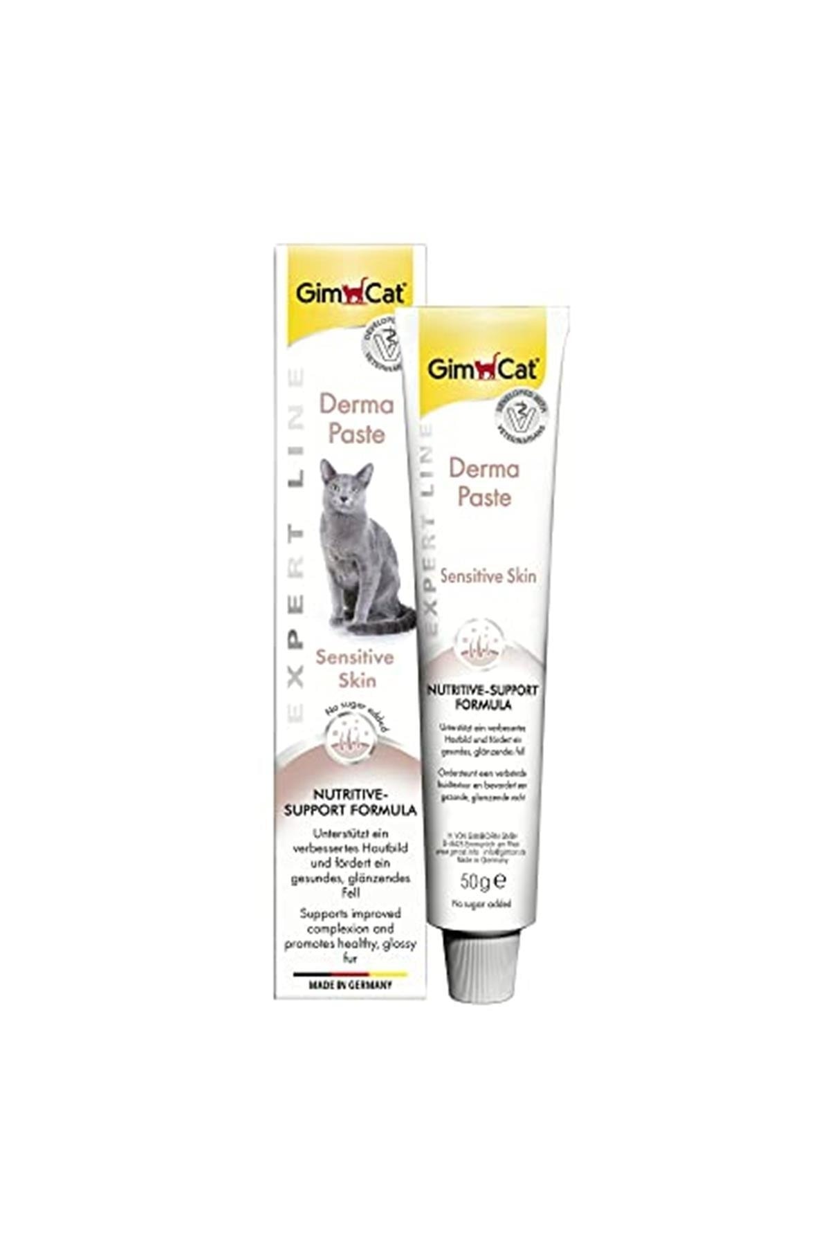 Gimcat Derma Paste Deri ve Tüy Sağlığı Destekleyici Kedi Macunu 50gr