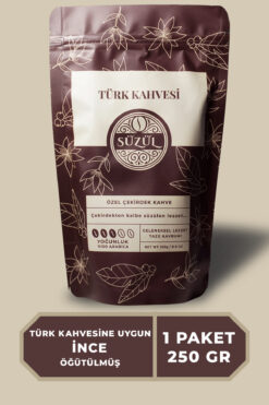 Süzül Kahve ve Baharat Türk Kahvesi 250g Taze Kavrum