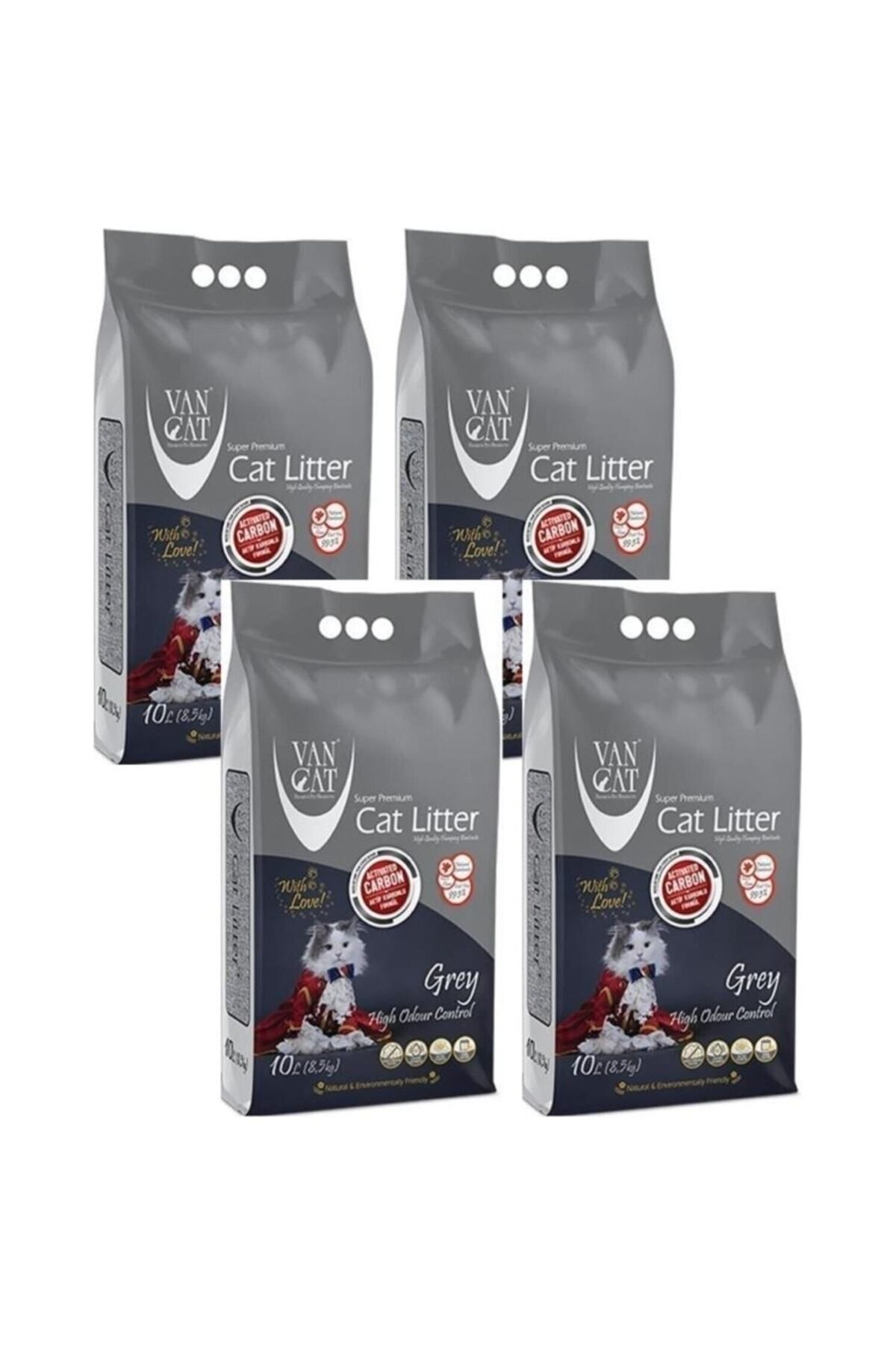 Vancat Van Cat Aktif Karbonlu Kedi Kumu 10 Ltx4 Adet