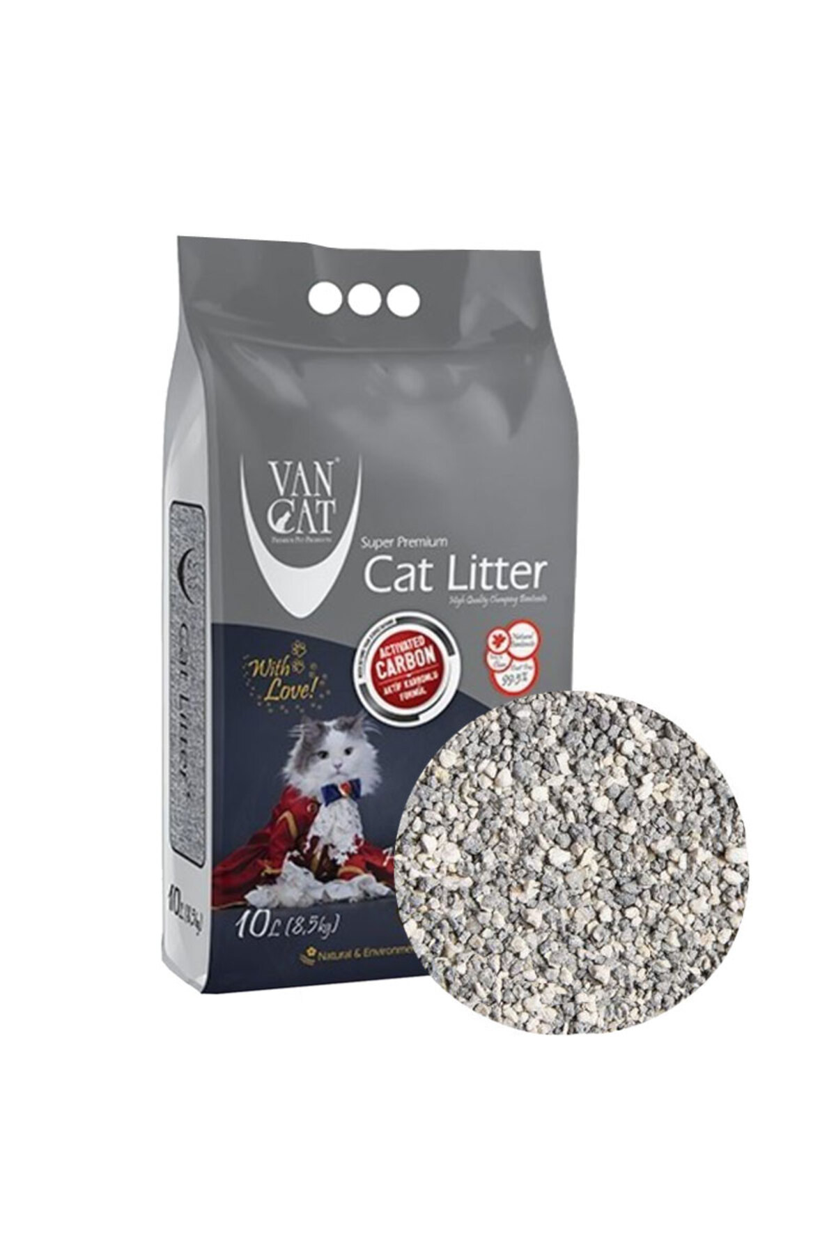 Vancat Van Cat Aktif Karbonlu Kedi Kumu 10 Ltx4 Adet - Görsel 2