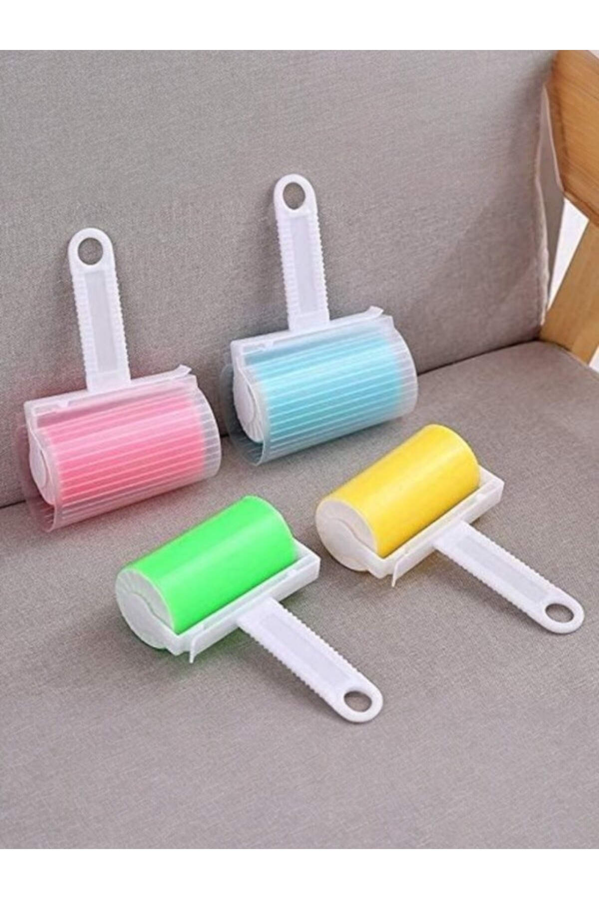 CEMRE Aveo 1 Adet Silikon Rulo Tüy Toplayıcı Toz Hav Alıcı Yıkanabilir Kedi Tüyü Toplayıcı Köpek Tüyü