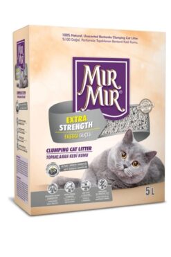 Mır Mır Mırmır Bentonit Ekstra Güçlü Kutu Kedi Kumu 5 Lt.