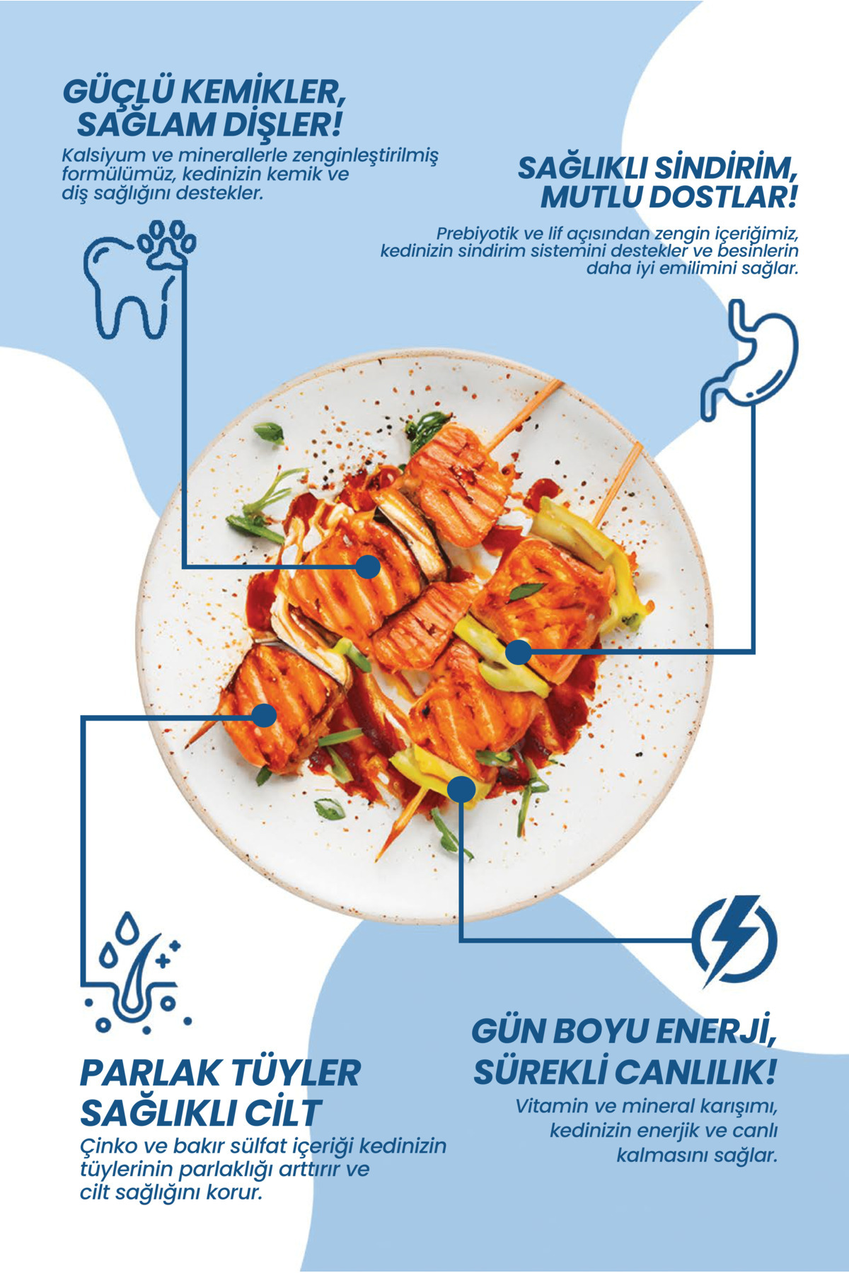 PawPal Somonlu Süper Premium Kısır Kedi Maması 4KG | Hipoalerjenik – Düşük Tahıllı – Yüksek Proteinli - Görsel 3