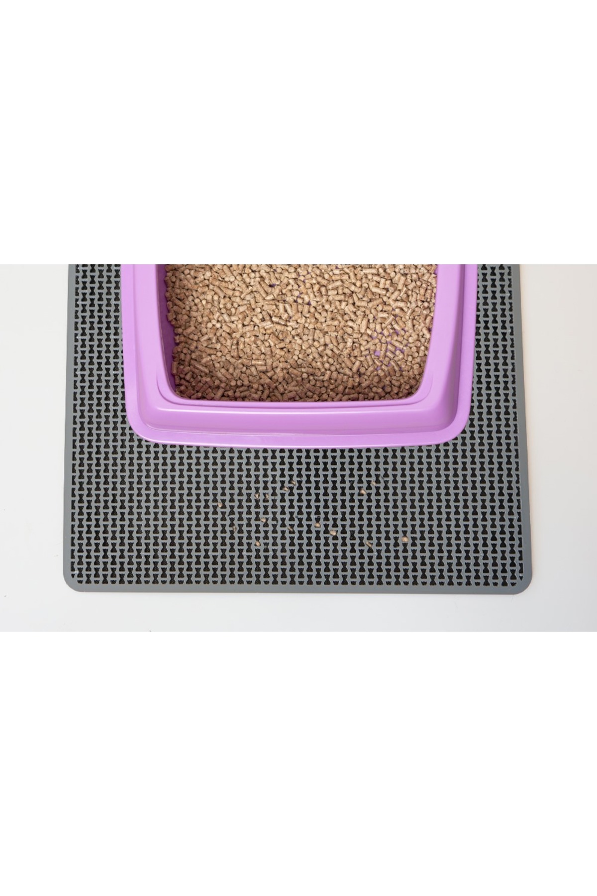 Genel Markalar 65*45 Kedi Kumu Paspası Elekli Kedi Tuvalet Paspası Özel Tasarım - Görsel 2