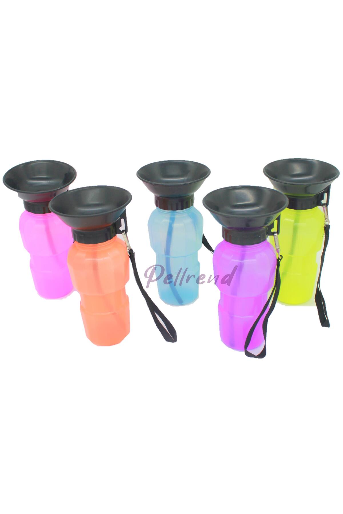 Genel Markalar 500ml Köpek Seyahat Suluğu Su Şişesi (MOR) - Görsel 2