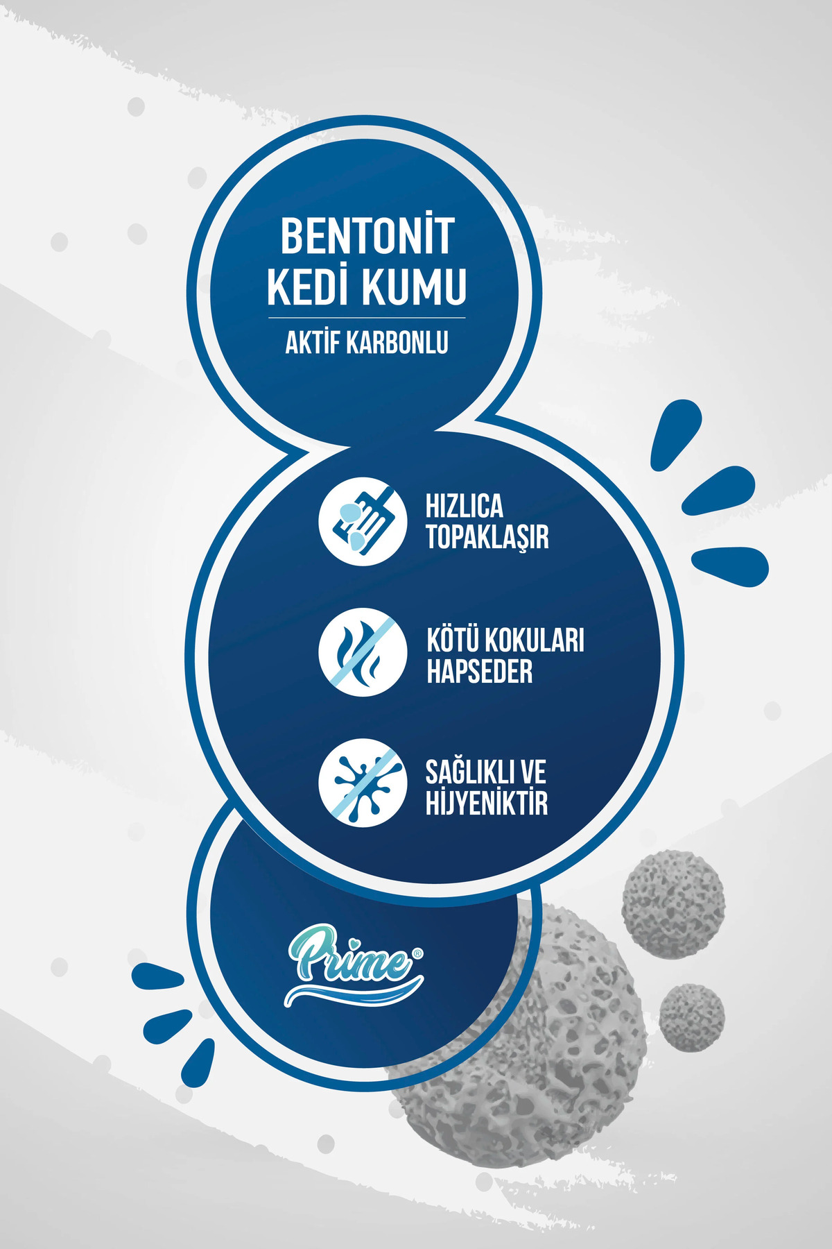Prime 10 Lt Aktif Karbon Kedi Kumu - Görsel 2
