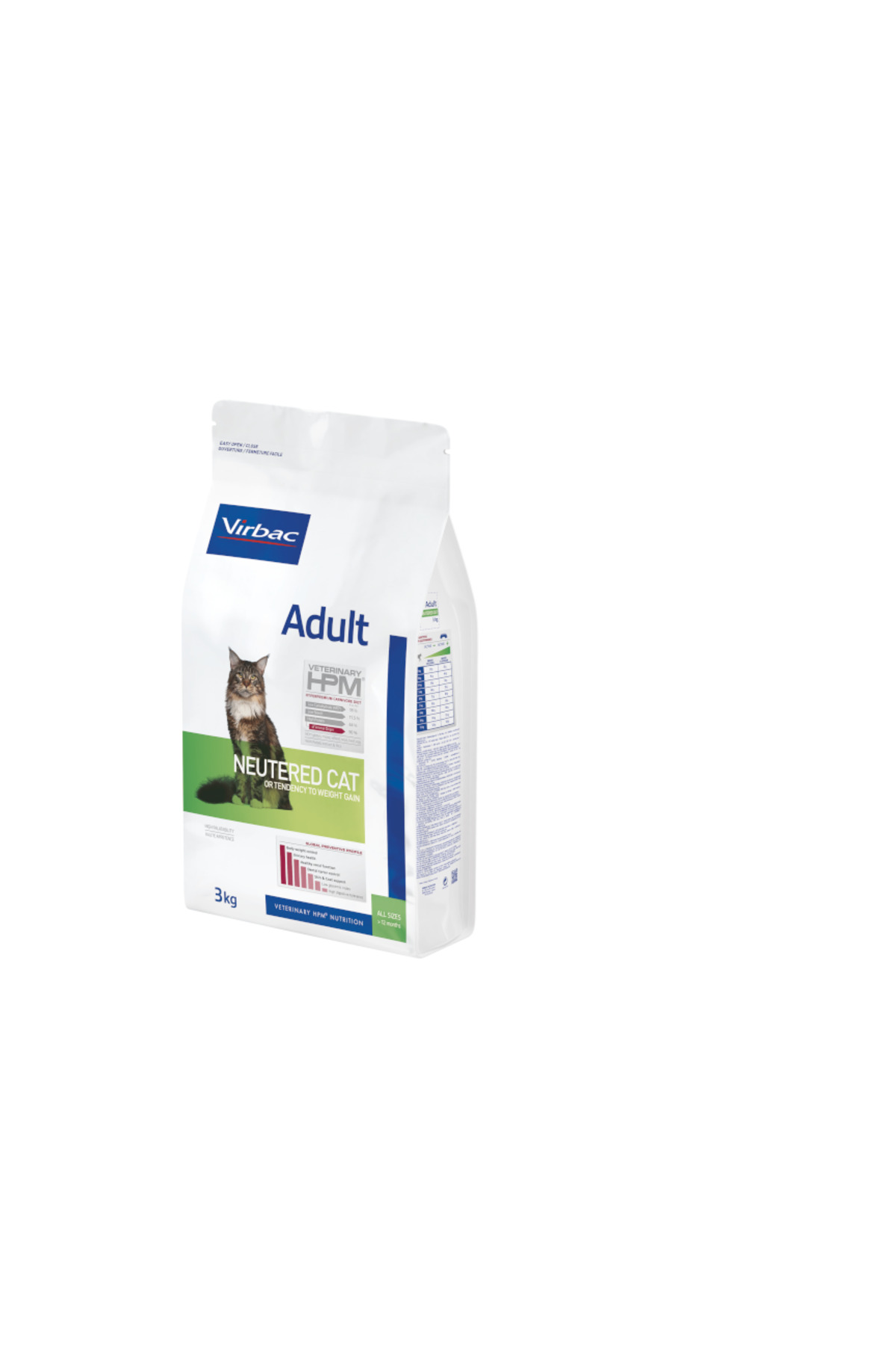Virbac Adult Cat Food Neutered 3kg