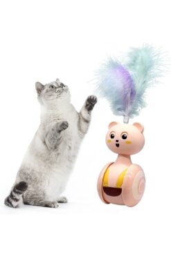 mywarehouse Robot Hacı yatmaz kedi oyuncağı tüylü oyuncak