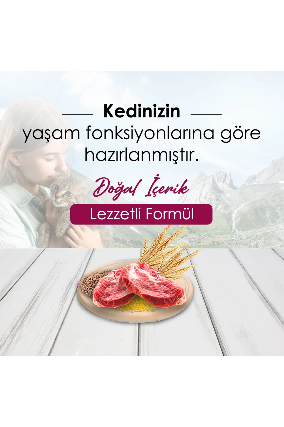 Bonnie Kuzu Etli Yetişkin Kedi Maması 10 Kg - Görsel 2