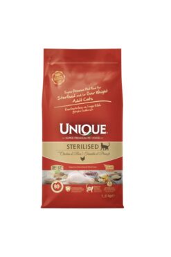 Unique Tavuklu & Prinçli Kısırlaştırılmış Yetişkin Kedi Maması 1,5 kg