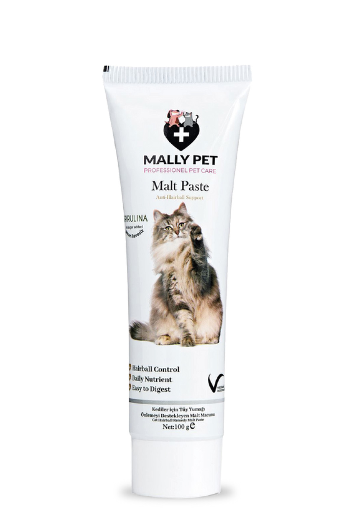 MALLY PET PROFESSIONEL PET CARE Kediler İçin Malt Paste Seti (Malte Paste + Multi Paste) 2 x 100 Gram - Görsel 2